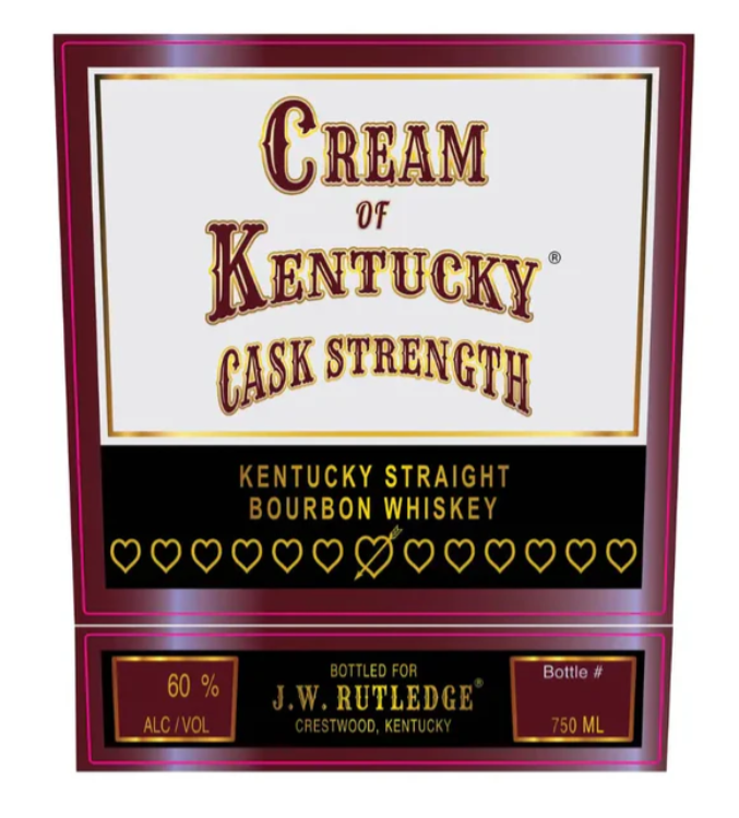  J. W. Rutledge Cream of Kentucky Cask Strength Straight Bourbon Whiskey at CaskCartel.com