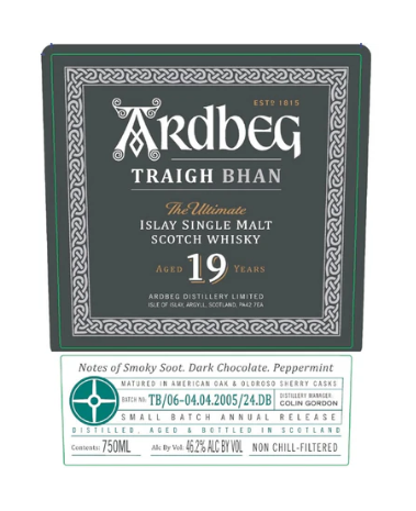 Ardbeg Traigh Bhan 19 Year Old Batch #6 Single Malt Scotch Whisky at CaskCartel.com