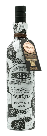 Siempre Muerto Blanco White Label High Proof Exclusive Edition Tequila at CaskCartel.com