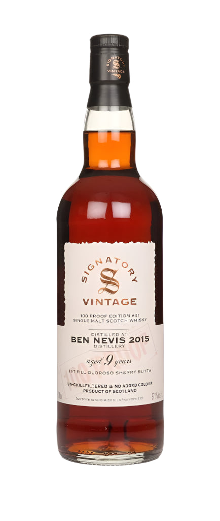 Ben Nevis 9 Year Old 2015 - 100 Proof Edition #41 (Signatory) Single Malt Scotch Whisky | 700ML at CaskCartel.com
