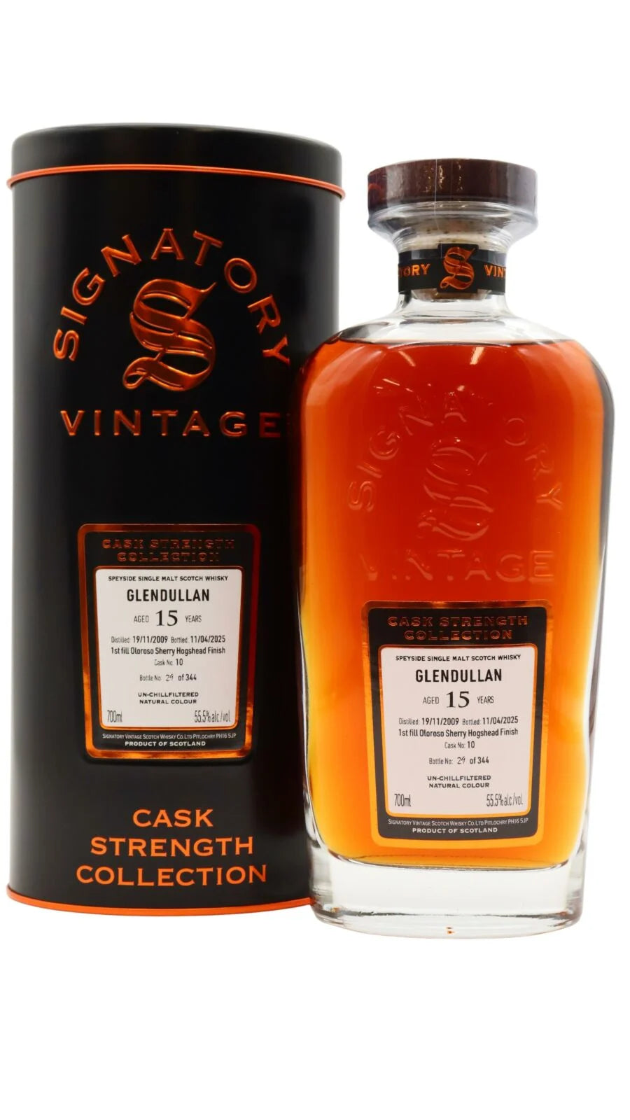 Glendullan Signatory Vintage Cask Strength #10 Whisky 15 Year Old Single Malt Scotch Whisky | 700ML at CaskCartel.com