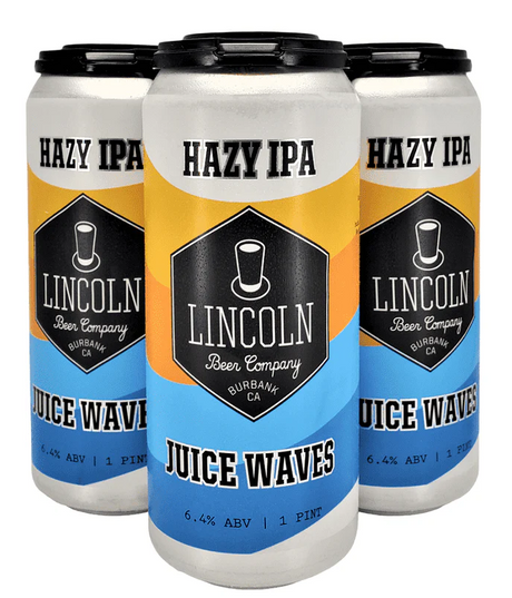 Lincoln Beer Co. Juice Waves Hazy IPA Beer | (4)*473ML at CaskCartel.com