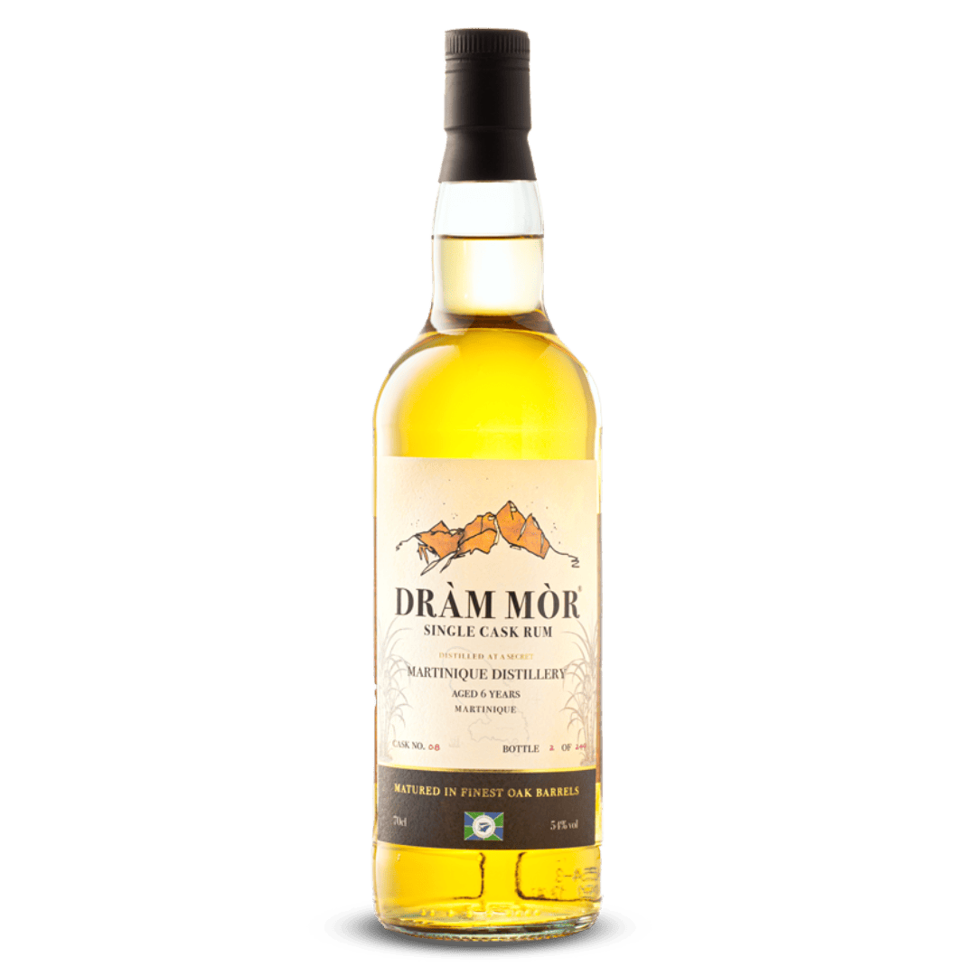 Dram Mor Secret Martinique 6 Years 2017 | 700ML at CaskCartel.com