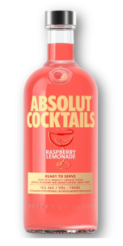 Absolut Raspberry Lemondade Cocktail at CaskCartel.com