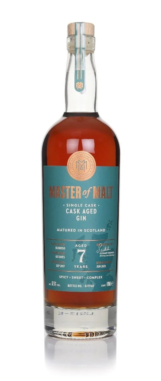 Cask Aged Gin 7 Year Old 2017 Single Cask (Master of Malt) | 700ML at CaskCartel.com