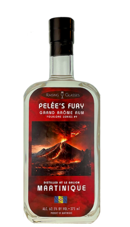 Raising Glasses | Pelée’s Fury | Martinique Grand Arôme Rum | 375ML