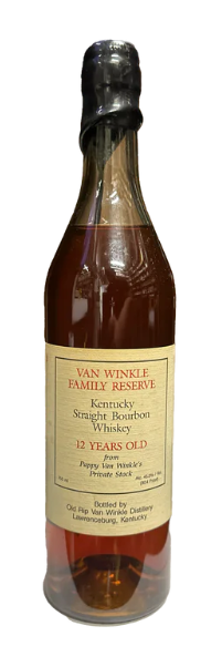 Van Winkle Family Reserve 12 Year Old - From Pappy Van Winkle's Private Stock Wax Top Straight Bounrbon Whiskey