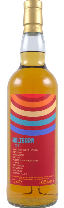 Maltbarn Bruichladdich 21 Year Old 2003 Single Malt Scotch Whisky | 700ML at CaskCartel.com