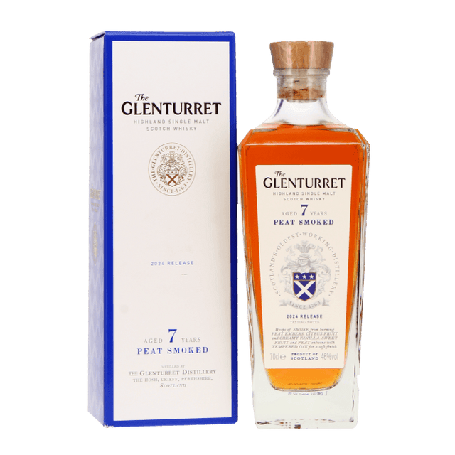 Glenturret 7 Year Old Peat Smoked 2024 Release Highland Single Malt Scotch Whisky | 700ML at CaskCartel.com