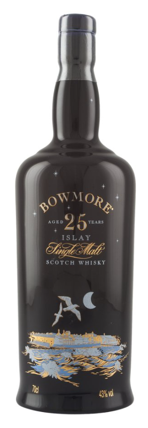 Bowmore 25 Year Old Blue Ceramic Single Malt Scotch Whisky | 700ML at CaskCartel.com