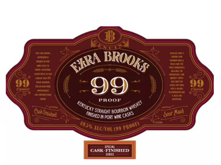 Ezra Brooks 99 Proof Finished in Port Wine Casks Straight Bourbon Whisky at CaskCartel.com