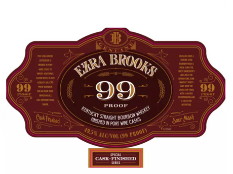 Ezra Brooks 99 Proof Finished in Port Wine Casks Straight Bourbon Whisky at CaskCartel.com