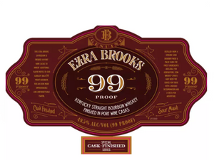 Ezra Brooks 99 Proof Finished in Port Wine Casks Straight Bourbon Whisky at CaskCartel.com