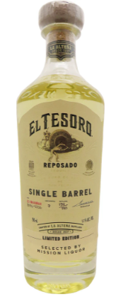 El Tesoro Mission Exclusive Single Barrel Reposado Tequila at CaskCartel.com