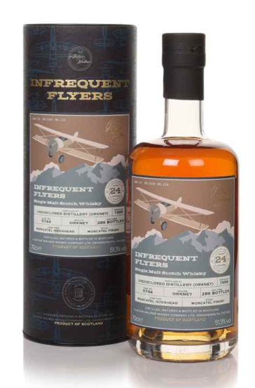 Undisclosed Orkney 24 Year Old 1999 Cask #5744 Infrequent Flyers Alistair Walker Single Malt Scotch Whisky | 700ML
