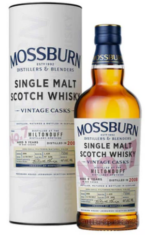 Mossburn 9 Year Old Miltonduff Distillery Vintage Casks #7 Single Malt Scotch Whisky at CaskCartel.com