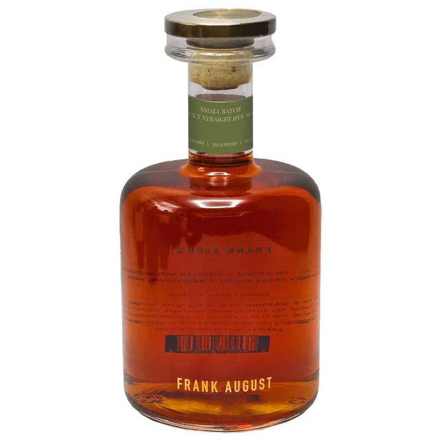 Frank August Small Batch Kentucky Straight Rye Whiskey at CaskCartel.com