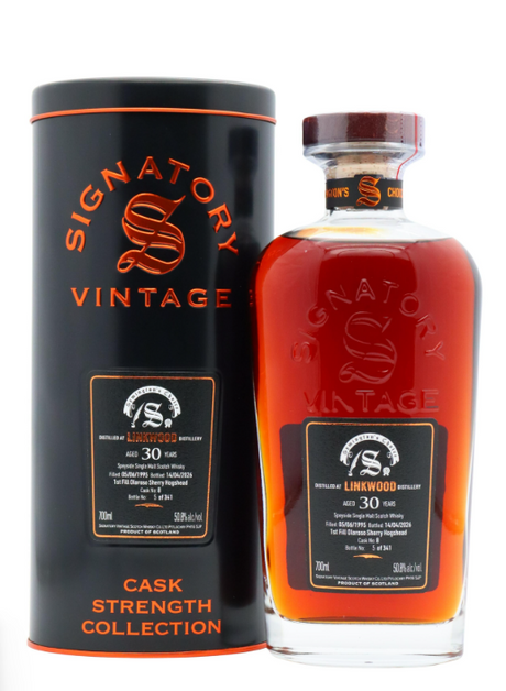 Linkwood Signatory Vintage Symington's Choice Single Sherry Cask #8 30 Year Old · 1995 Vintage Single Malt Scotch Whisky | 700ML at CaskCartel.com