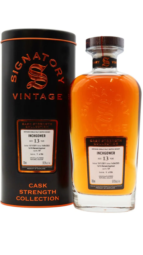 Inchgower Signatory Vintage Cask Strength - Marsala Wine Cask #109 Whisky 13 Year Old Single Malt Scotch Whisky | 700ML at CaskCartel.com