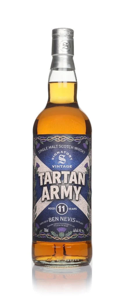 Ben Nevis 11 Year Old Tartan Army - Signatory Vintage Single Malt Scotch Whisky | 700ML at CaskCartel.com