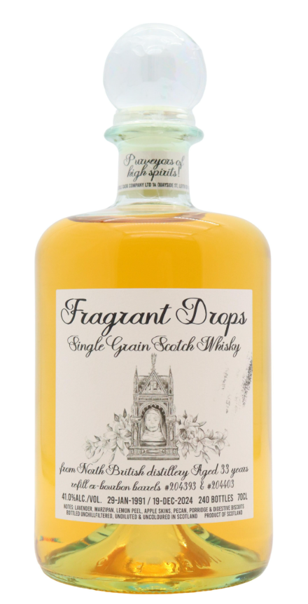 North British Fragrant Drops 33 Year Old · 1991 Vintage Single Grain Scotch Whisky | 700ML at CaskCartel.com