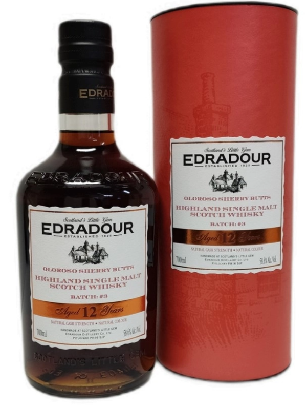 Edradour 12 Year Old Sherry Cask Strength Batch #3 Single Malt Scotch Whisky