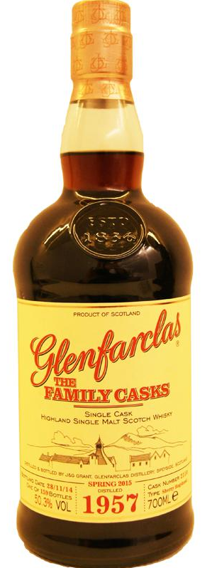 Glenfarclas 57 Year Old 1957 Family Cask #2110 Single Malt Scotch Whisky | 700ML at CaskCartel.com