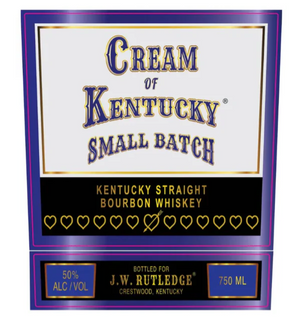 J. W. Rutledge Cream of Kentucky Small Batch Straight Bourbon Whiskey at CaskCartel.com