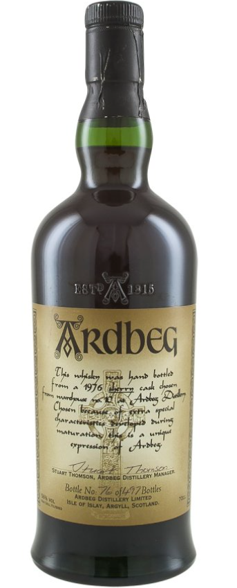 Ardbeg 22 Year Old 1976 Manager's Choice Sherry Butt #2391 Single Malt Scotch Whisky | 700ML