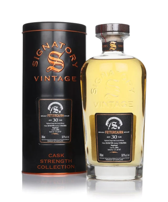 Fettercairn 30 Year Old 1995 Cask #2834 - Cask Strength Collection (Signatory) Single Malt Scotch Whisky | 700ML at CaskCartel.com