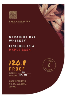 Rare Character Finished in a Maple Cask Straight Rye Whiskey at CaskCartel.com
