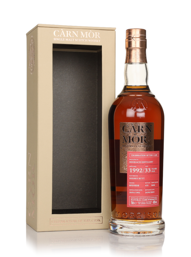 Benriach 33 Year Old 1992 - Celebration of the Cask (Càrn Mòr) Single Malt Scotch Whisky | 700ML at CaskCartel.com
