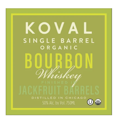 Koval Single Barrel Organic Jackfruit Barrels Finish Bourbon Whiskey at CaskCartel.com