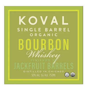 Koval Single Barrel Organic Jackfruit Barrels Finish Bourbon Whiskey at CaskCartel.com