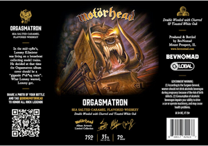 Motorhead Orgasmatron Sea Salted Limited Edition Caramel Whiskey at CaskCartel.com