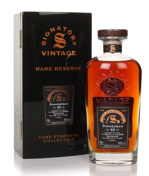 Bunnahabhain 48 Year Old 1975 Cask #2845 Cask Strength Collection Rare Reserve 35th Anniversary Signatory Single Malt Scotch Whisky | 700ML at CaskCartel.com