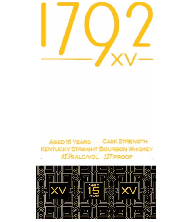 1792 XV 15 Year Old Cask Strength Bourbon Whiskey at CaskCartel.com