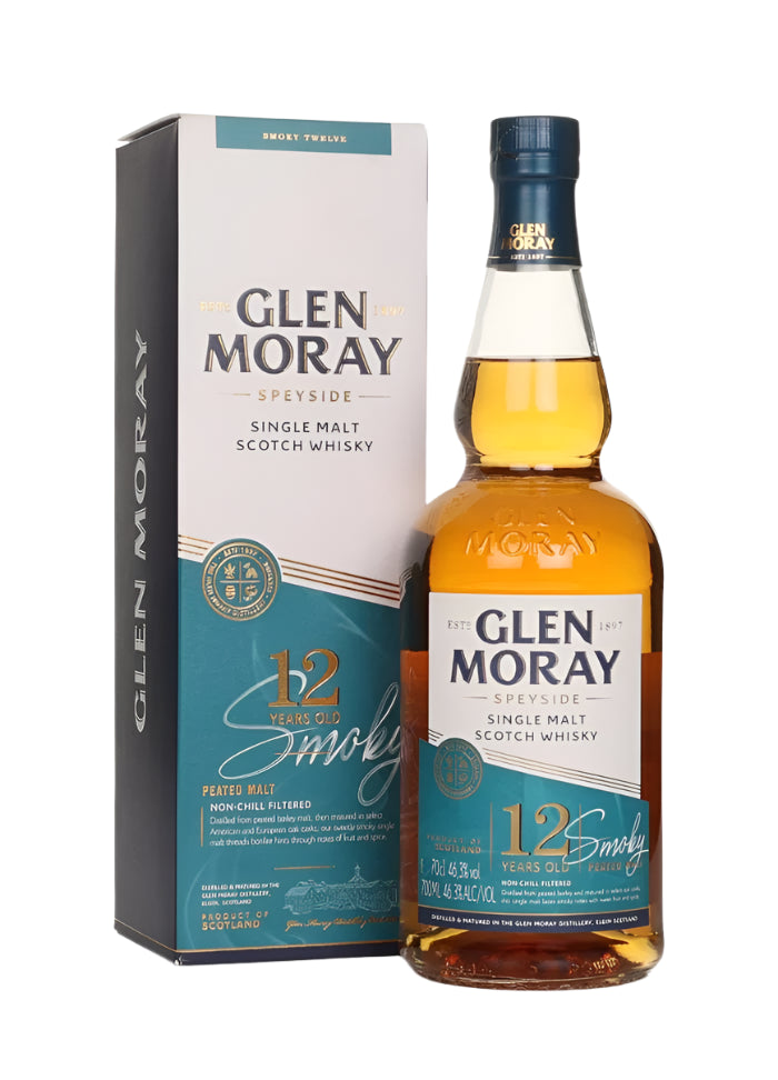 Glen Moray | Smoky 12 Year Old | Single Malt Scotch Whisky | 700ML at CaskCartel.com