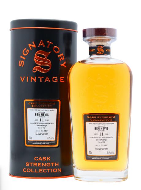 Ben Nevis Signatory Vintage Cask Strength Collection Single Cask #232 11 Year Old · 2014 Vintage Single Malt Scotch Whisky | 700ML at CaskCartel.com