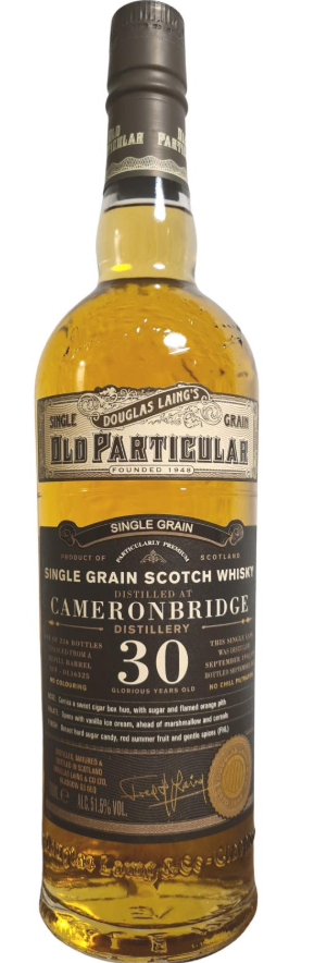 Old Particular Cameronbridge 30 Year Old 1992 Cask #16325 Single Grain Scotch Whisky | 700ML at CaskCartel.com