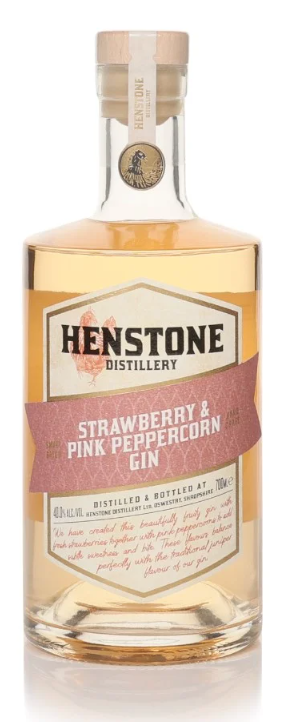 Henstone Strawberry & Pink Peppercorn Gin | 700ML at CaskCartel.com
