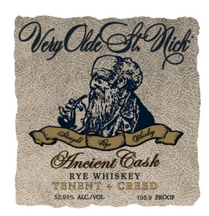 Very Olde St. Nick Ancient Cask Tenent + Creed Straight Rye Whiskey at CaskCartel.com