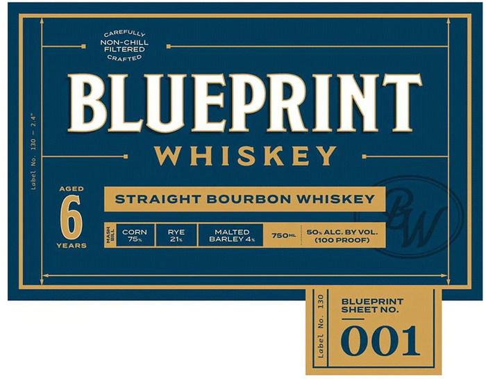 Old Steelhouse Blueprint 6 Year Old Straight Bourbon Whiskey