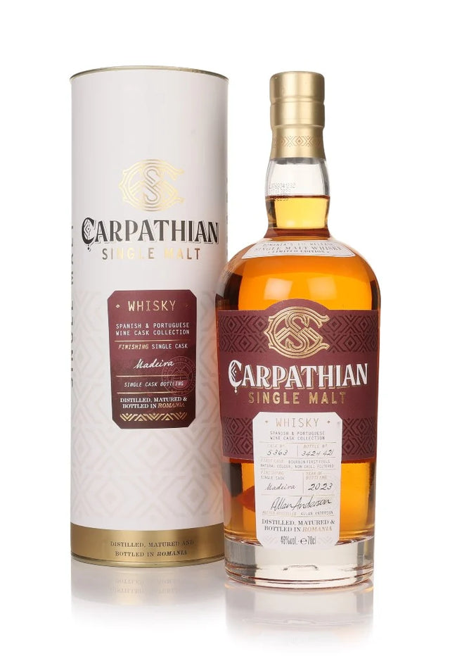 Carpathian Single Malt Madeira Cask Finish Spanish & Portuguese Wine Cask Collection Whisky | 700ML at CaskCartel.com