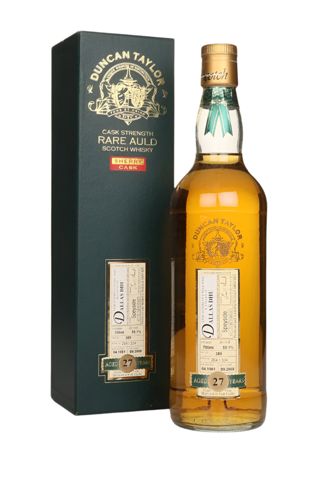 Dallas Dhu 27 Year Old 1981 - Rare Auld (Duncan Taylor) Single Malt Scotch Whisky | 700ML at CaskCartel.com