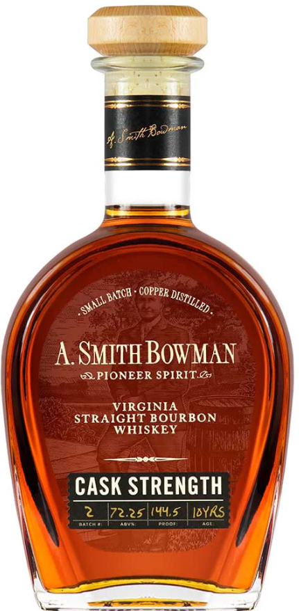 A. Smith Bowman Cask Strength Virginia Straight Bourbon Whiskey Batch #2 bottle