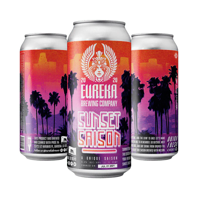 Eureka Brewing Co. Sunset Saison Beer | (4)*473ML at CaskCartel.com