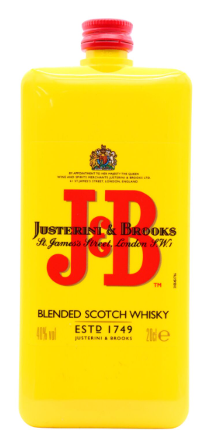 J&B Rare Blended Scotch Whisky Pocket Bottle | 200ML at CaskCartel.com