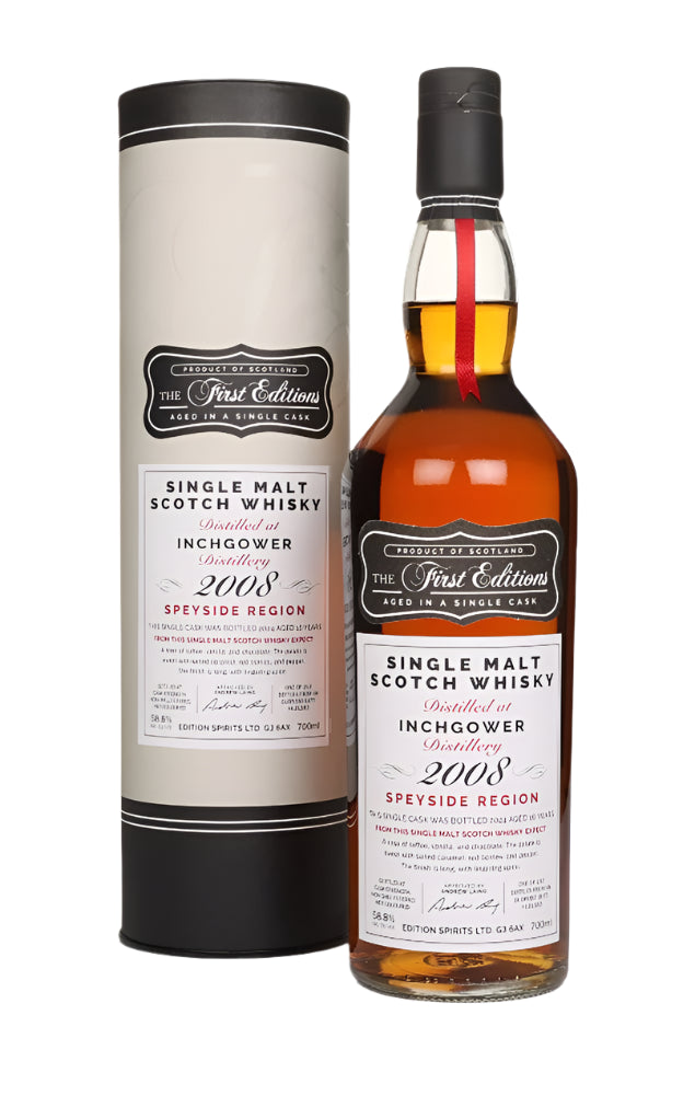 Inchgower 16 Year Old 2008 Cask #21382 - The First Editions (Hunter Laing) Single Malt Scotch Whisky | 700ML at CaskCartel.com
