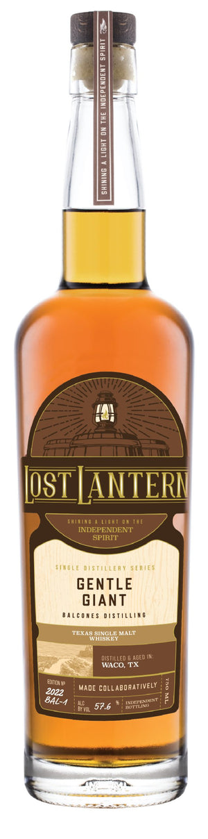 Lost Lantern "Gentle Giant" Balcones Distilling Texas Single Malt at CaskCartel.com